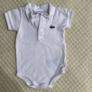 NWOT Lacoste Baby Short Sleeve Bodysuit